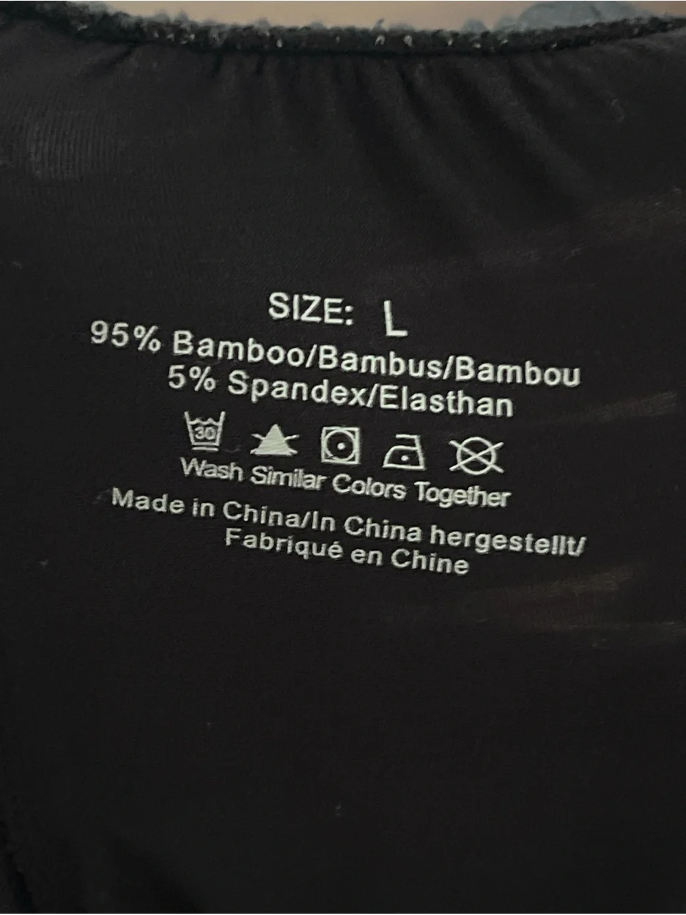 Bundle of 2 Bamboo Soft Stretch Jersey Pull On Elastic Waist Pajama Pants Large